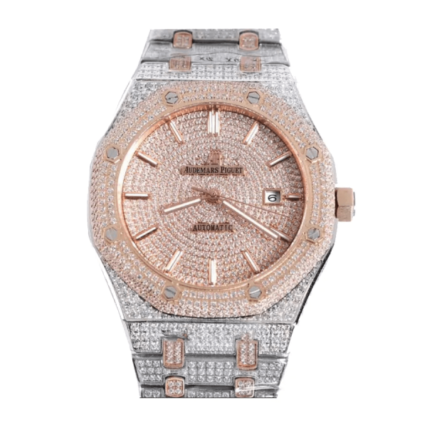 Audemars Piguet Royal Oak Selfwinding</br> 41 mm, Steel/Rose Gold, Gem Set </br> Ref. 15400SR.OO.1220SR.01