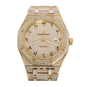 Audemars Piguet Royal Oak Selfwinding</br> 42 mm, Steel/Yellow Gold Gem Set </br> Ref. 15400SR.OO.1220SR.02