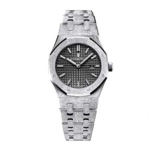 Audemars Piguet Royal Oak Selfwinding Frosted Gold</br> 33 mm, Dark Grey </br> Ref. 67653BC.GG.1263BC.02