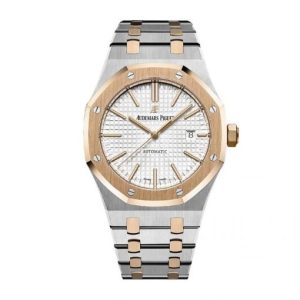 Audemars Piguet Royal Oak Selfwinding Two Tone</br> 41 mm, White </br> Ref. 15400SR.OO.1220SR.01