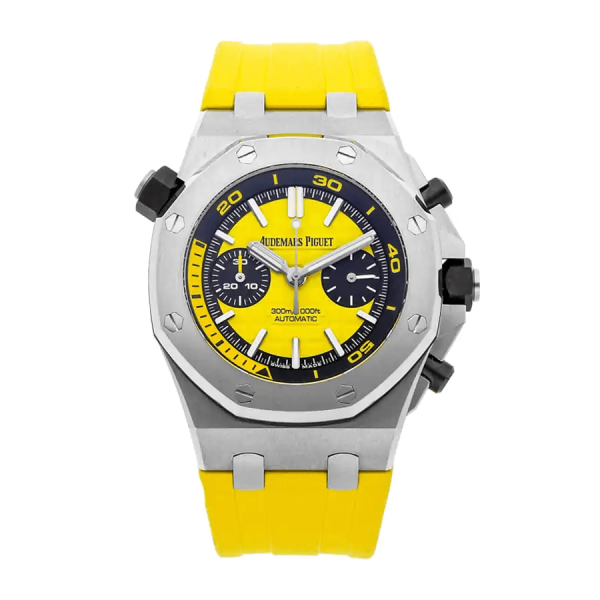 Audemars Piguet Royal Oak Offshore Selfwinding</br> 42 mm, Blue/Yellow </br> Ref. 26703ST.OO.A051CA.01