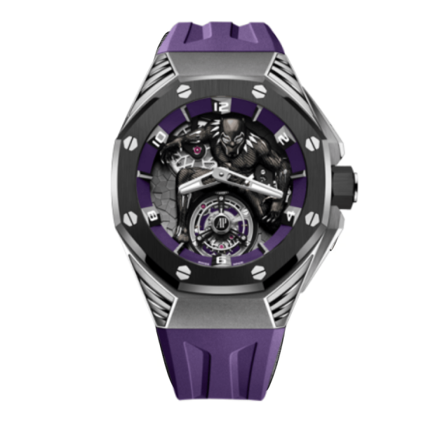 Audemars Piguet “Black Panther” Flying Tourbillon</br> 42 mm, Titanium </br> Ref. 26620IO.OO.D077CA.01