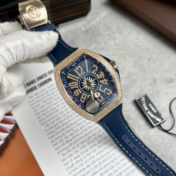 Franck Muller V45 Best Replica Watch Blue Dial ABF Factory 45mm