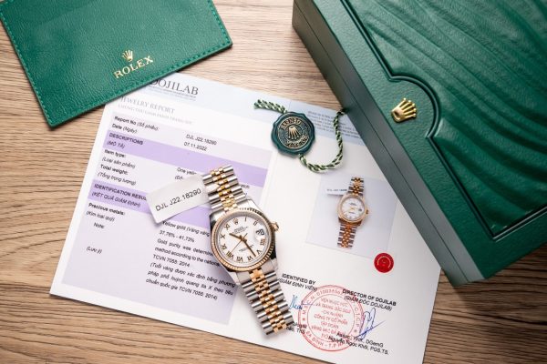 Rolex DateJust 126233 Replica Watch Gold Wrapped White Dial GM Factory 36mm