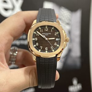 Patek Philippe Aquanaut 5167 Replica Watch Gold Wrapped Chocolate Dial 3K 40mm