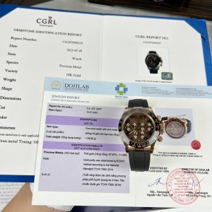 Rolex Daytona 116515LN 18K Rose Gold Wrapped Replica Watch 40mm