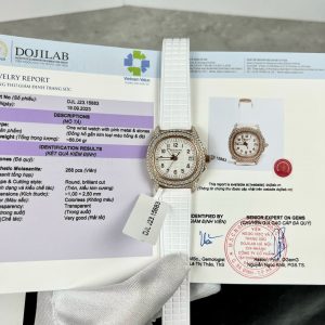 Patek Philippe Aquanaut 5069R With Moissanite Replica Watch PPF 35.2mm