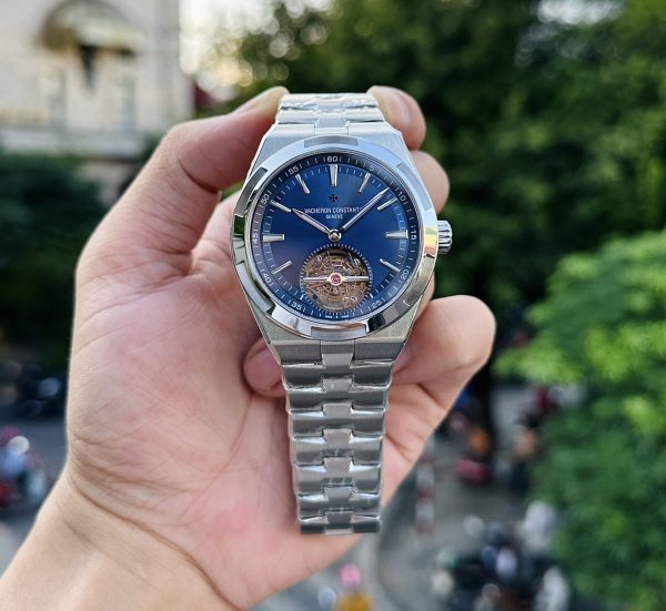 Vacheron Constantin Overseas 6000V Tourbillon Replica Watch Blue Dial 42.5mm