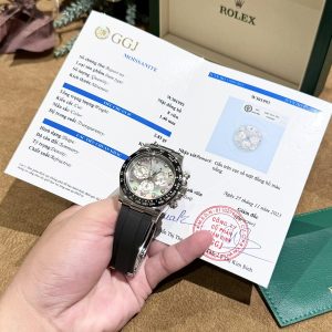Rolex Replica Watches Daytona Mother Of Pearl And Moissanite Diamonds Dial 40mm