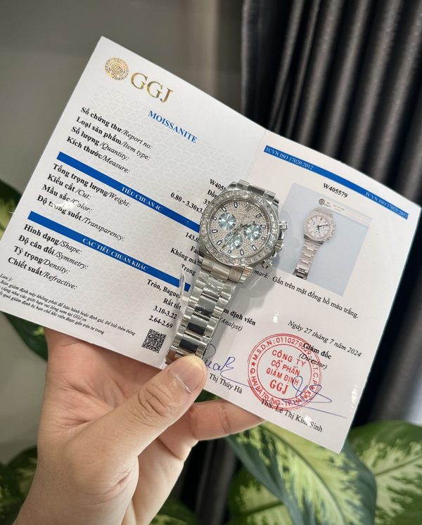 Rolex Best Replica Watch Daytona Custom Diamonds Moissanite 40mm
