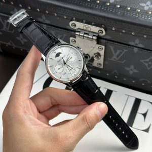 Jaeger LeCoultre Fake Watches Master Ultrathin Perpetual Calendar Dial Silver VR Factory 39mm