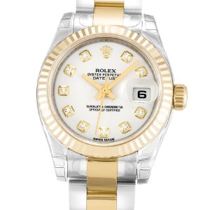 Rolex Lady-Datejust 26mm White Dial 179173