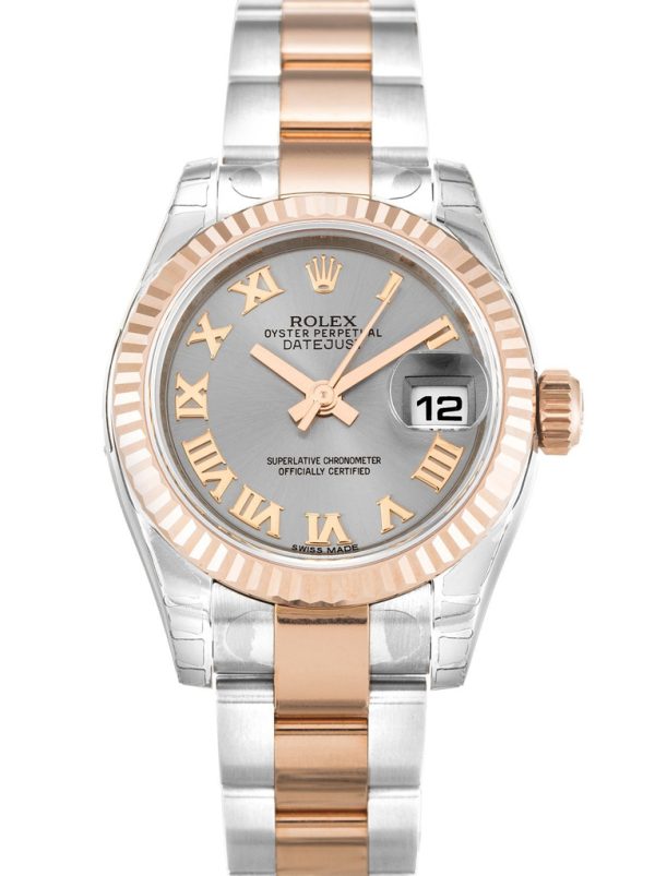 Rolex Lady-Datejust 26mm Rhodium Dial 179171