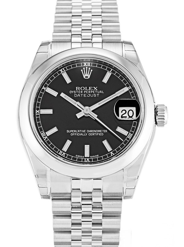 Rolex Lady-Datejust 31mm Black Dial 178240-3