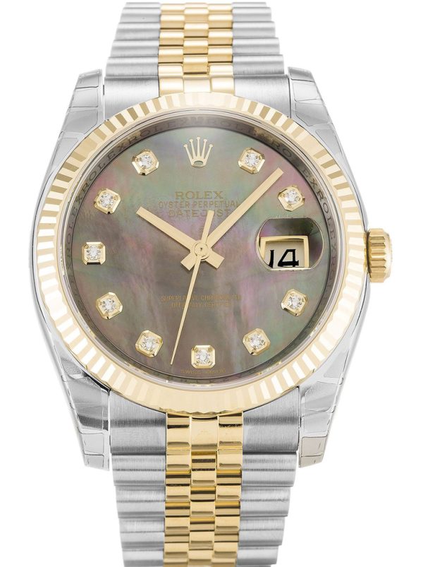 Rolex Datejust 36mm Mother of Pearl – Black Dial 116233