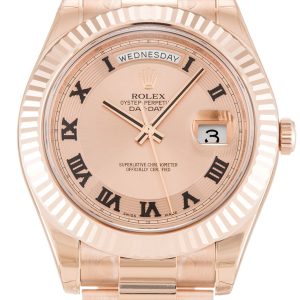 Rolex Day-Date II 41mm Rose Dial 218235