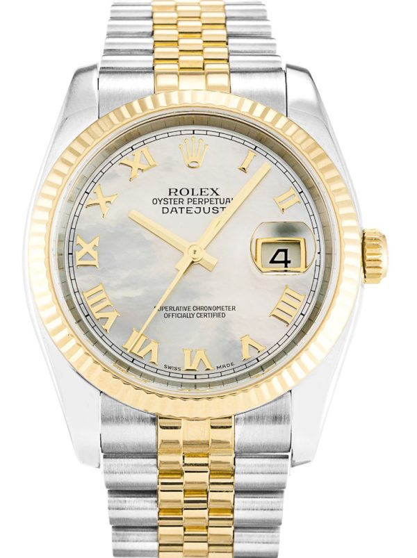 Rolex Datejust 36mm Mother of Pearl – White Dial 116233