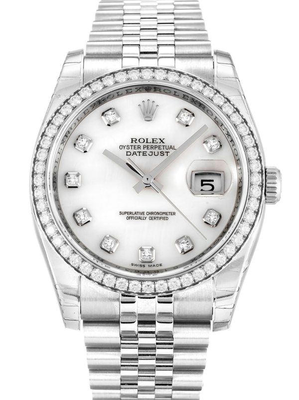 Rolex Datejust 36mm Mother of Pearl – White Dial 116244