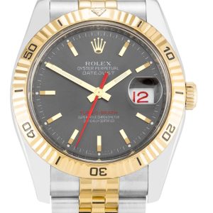 Rolex Datejust Turn-O-Graph 36mm Grey Dial 116263