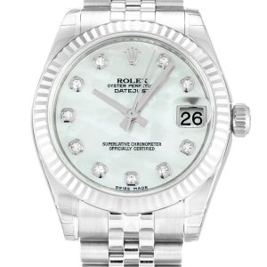 Rolex Lady-Datejust 31mm Mother of Pearl – White Dial 178274
