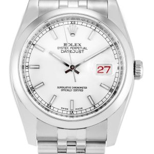 Rolex Datejust 36mm White Dial 116200