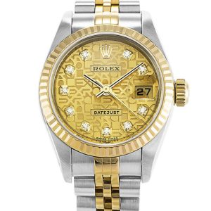 Rolex Datejust 26mm Gold Dial 79173