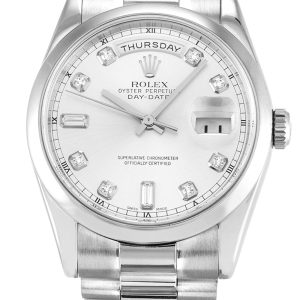 Rolex Day-Date II 41mm Silver Dial 218239