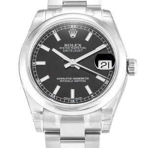Rolex Lady-Datejust 31mm Black Dial 178240-2