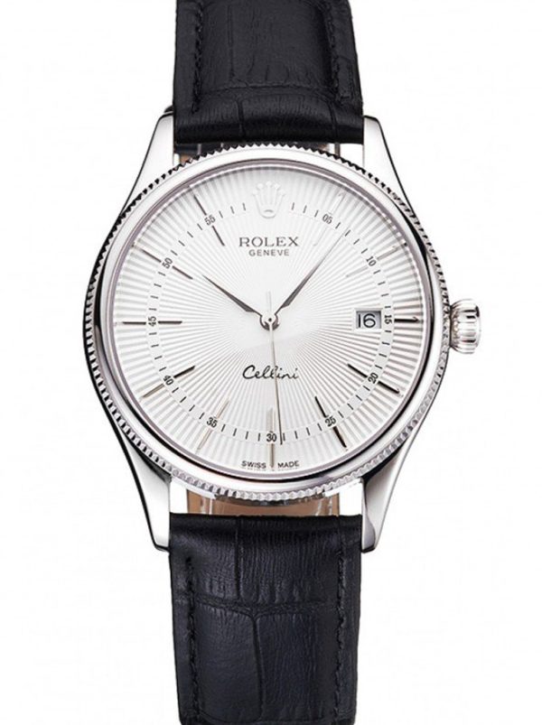 Superclone Rolex Cellini 38mm White Dial REP016802