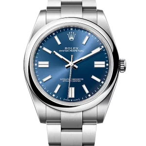 Rolex Oyster Perpetual 41mm Blue Dial 124300