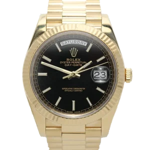 Superclone Rolex Day-Date 40 mm Black Dial 228238