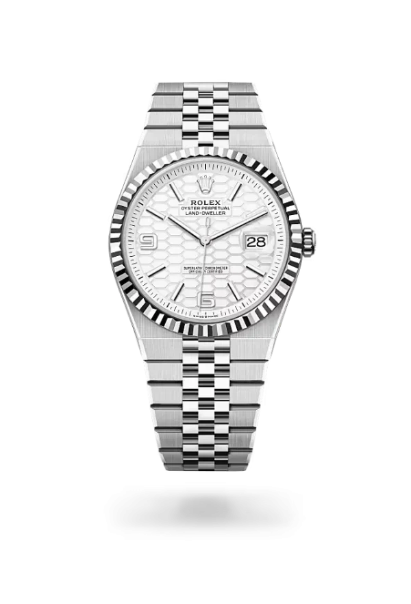 Rolex Land-Dweller 40 mm Oystersteel and white gold