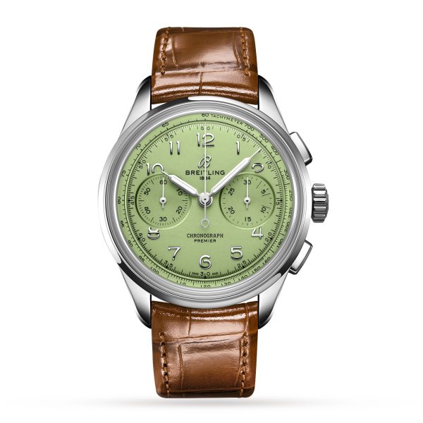 Breitling Premier Heritage Chronograph 40mm Mens Watch AB0930D31L1P1