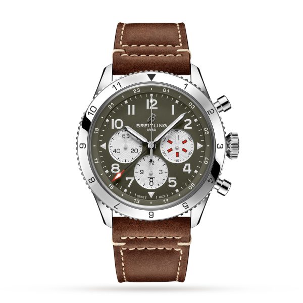 Breitling Super AVI B04 Chronograph GMT 46 Curtiss Warhawk AB04452A1L1X1