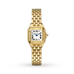 Cartier Panthère De Cartier Watch Mini Model Quartz Yellow Gold WGPN0016