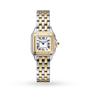Cartier Panthère De Cartier Watch Small Model Quartz Yellow Gold Steel W2PN0006