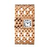Cartier Panthère de Cartier cuff watch quartz movement. 18K rose gold case and bracelet set with brilliant-cut diamonds. WJPN0022