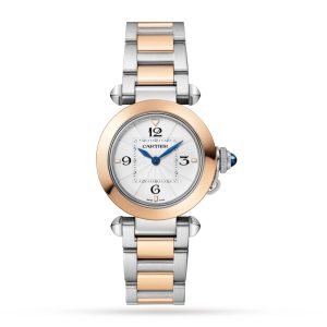 Cartier Pasha de Cartier Watch 30mm Quartz Interchangeable Metal And Leather Straps W2PA0007