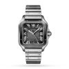 Cartier Santos De Cartier Watch Large Model Automatic Steel ADLC Interchangeable Metal And Rubber Bracelets WSSA0037