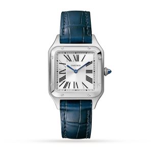 Cartier Santos-Dumont Watch Small Model Quartz Steel Leather WSSA0023