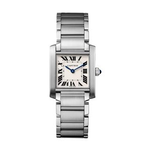 Cartier Tank Française Watch Medium Model Quartz Steel WSTA0005