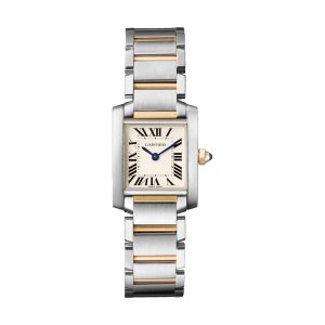 Cartier Tank Française Watch Small Model Quartz Steel W51007Q4