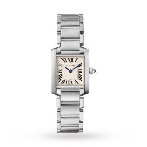 Cartier Tank Française Watch Small Model Quartz Steel W51008Q3