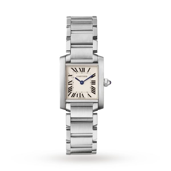 Cartier Tank Française Watch Small Model Quartz Steel W51008Q3