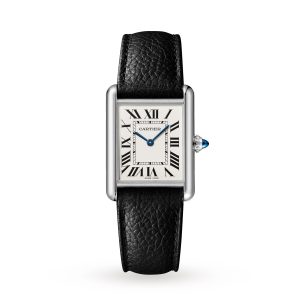 Cartier Tank Must Large model quartz movement steel leather WSTA0041