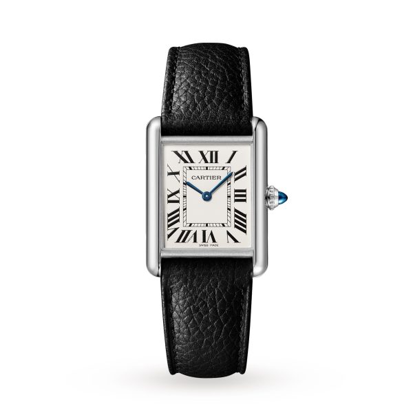 Cartier Tank Must Large model quartz movement steel leather WSTA0041