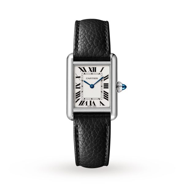 Cartier Tank Must Small model quartz movement steel leather WSTA0042