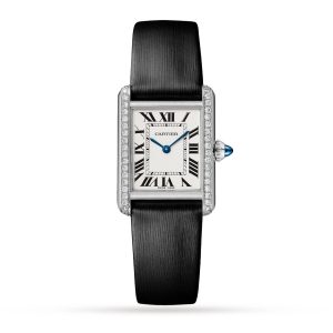 Cartier Tank Must watch small model quartz movement. Steel case W4TA0016