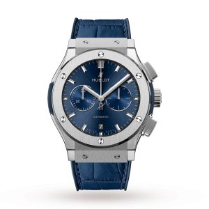 Hublot Classic Fusion Blue Chronograph Titanium 42mm 541.NX.7170.LR