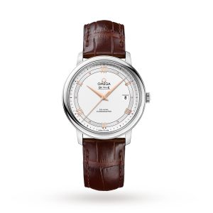 Omega De Ville Prestige Mens 39.5mm Automatic Co-Axial Watch O42413402002002
